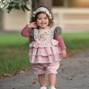 Dollcake Florence Floral Set, Size 2T